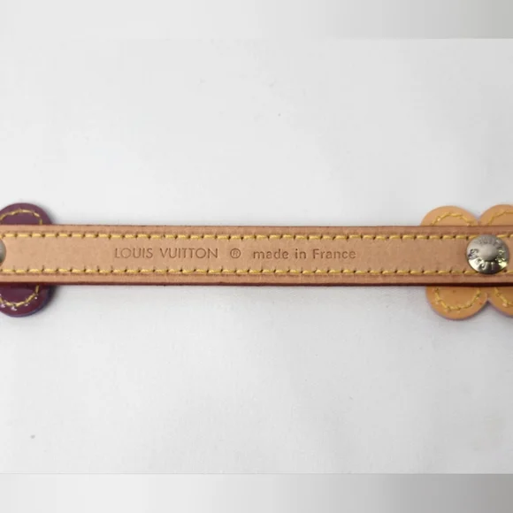Authentic Louis VuittonVernis Fleur Double Wrap Bracelet